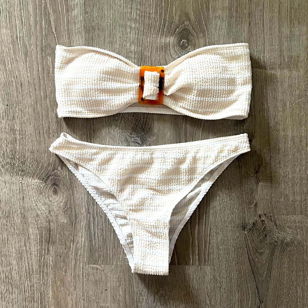 Striped Bandeau Bikini